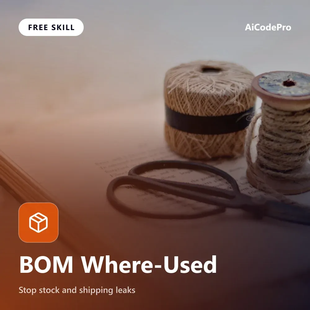 BOM Where-Used Skill