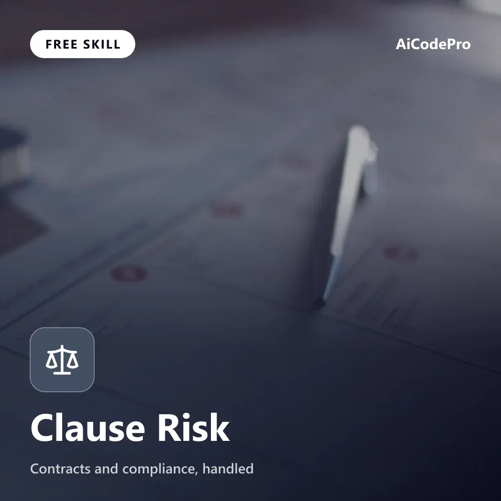 Clause Risk Skill