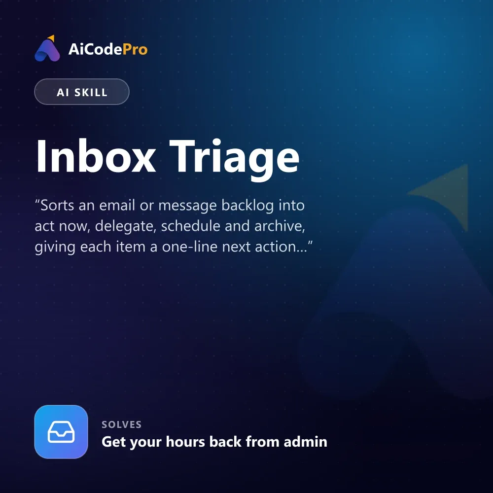 Inbox Triage Skill
