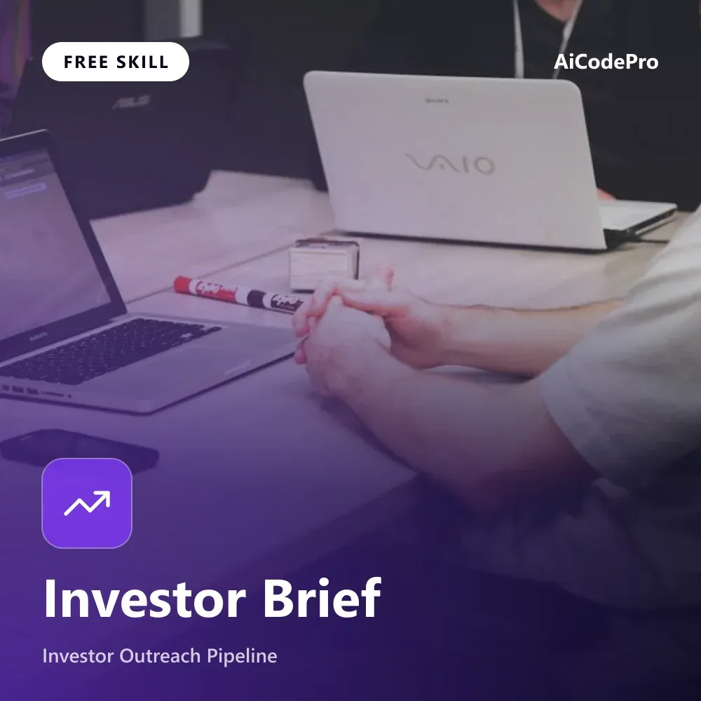 Investor Brief Skill