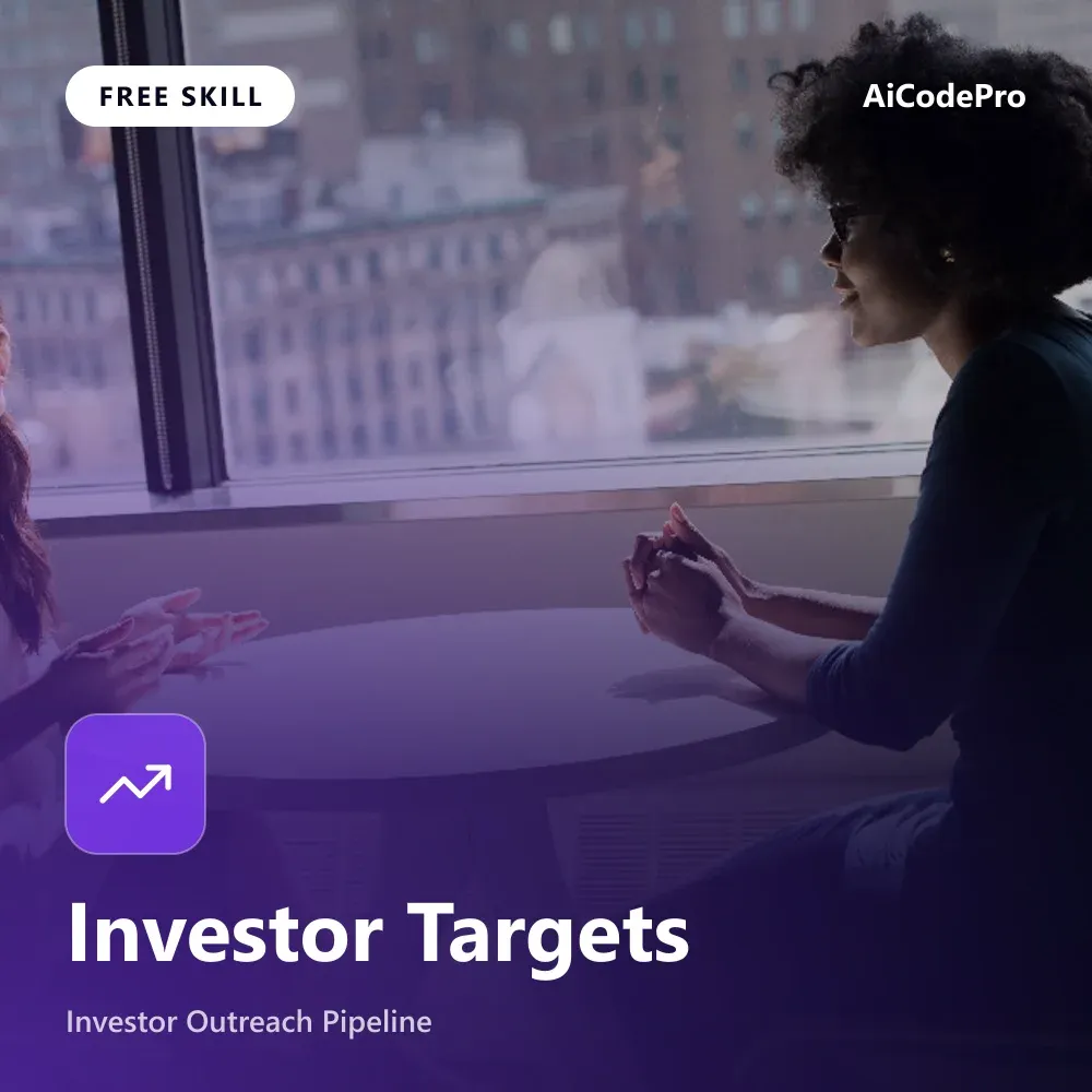 Investor Targets Skill