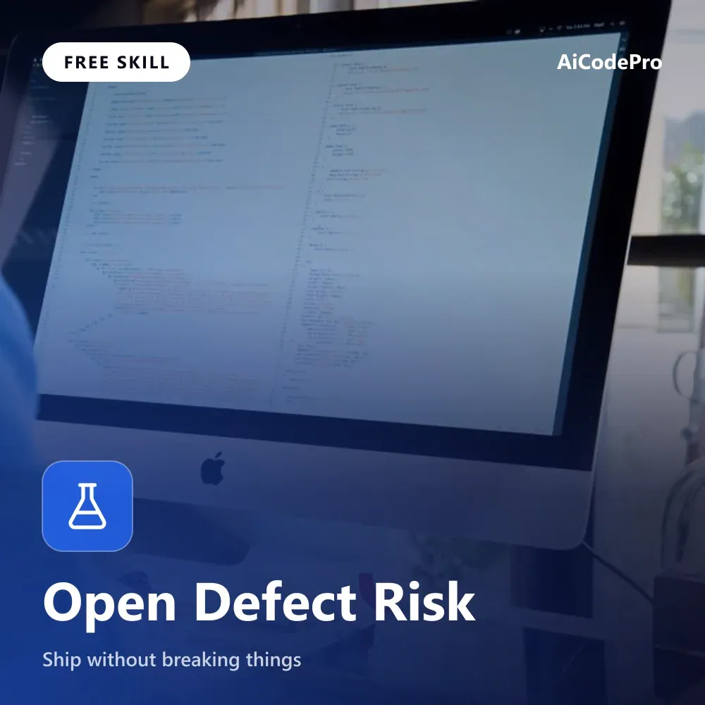 Open Defect Risk Skill