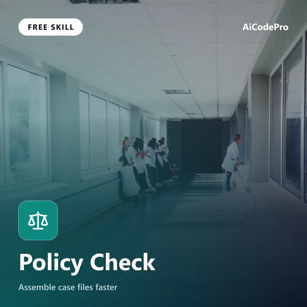 Policy Check Skill