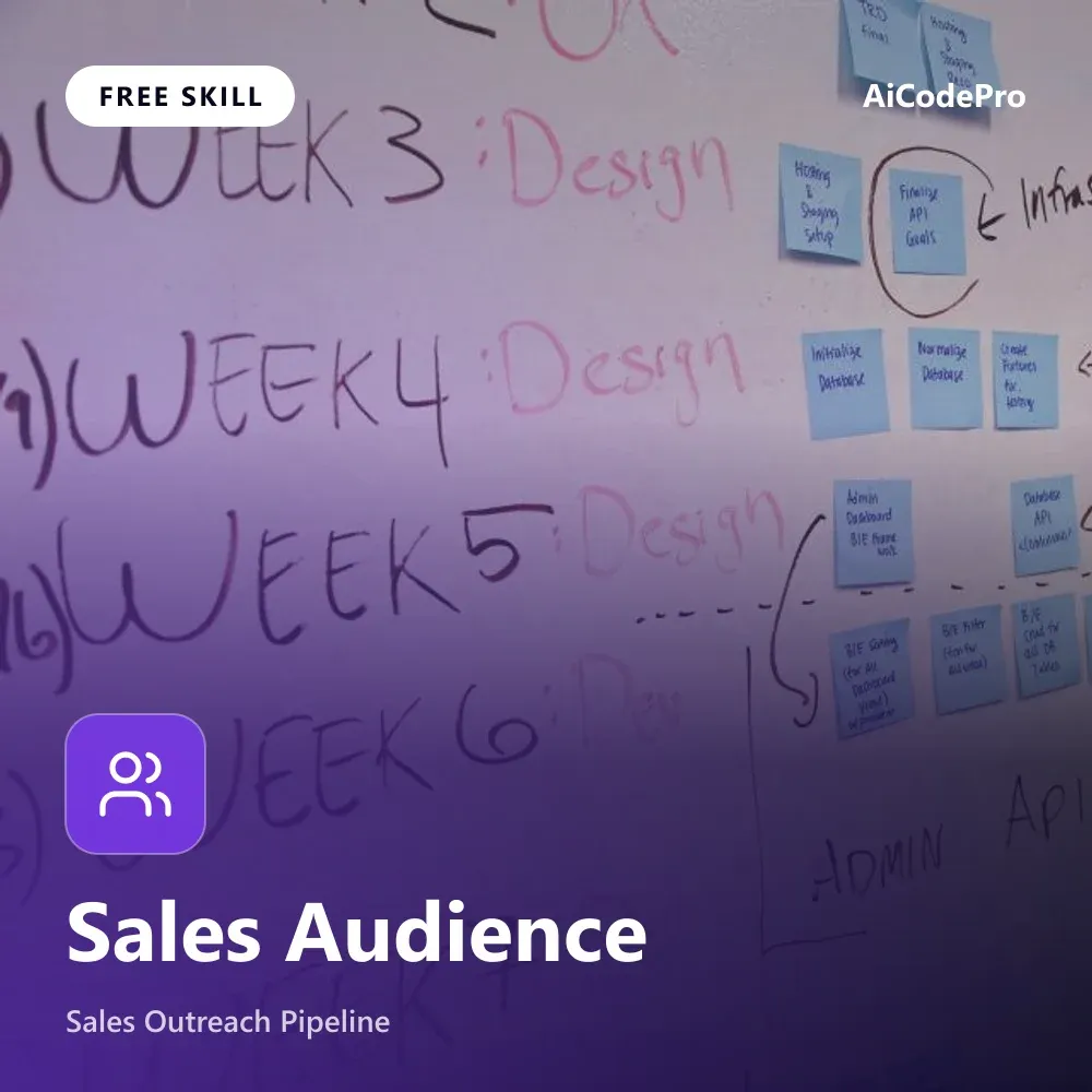 Sales Audience Skill