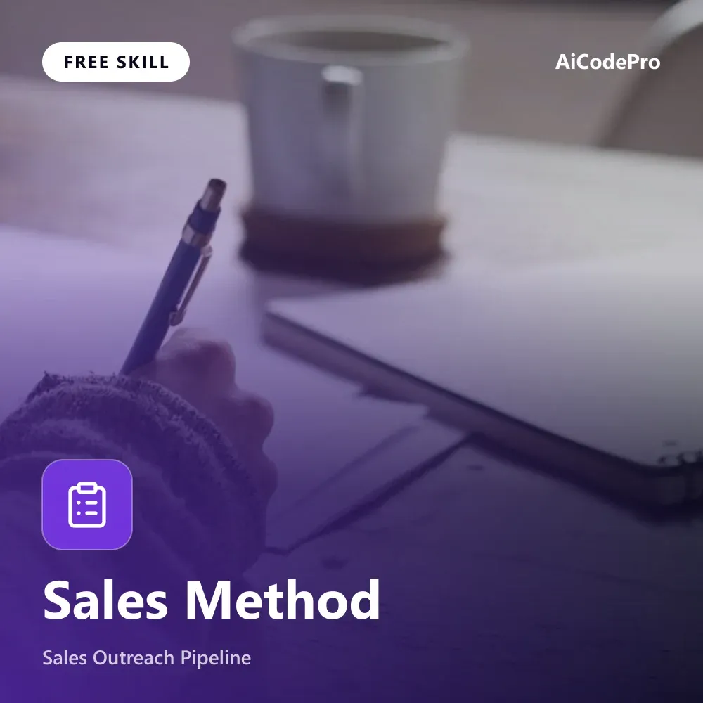 Sales Method Skill