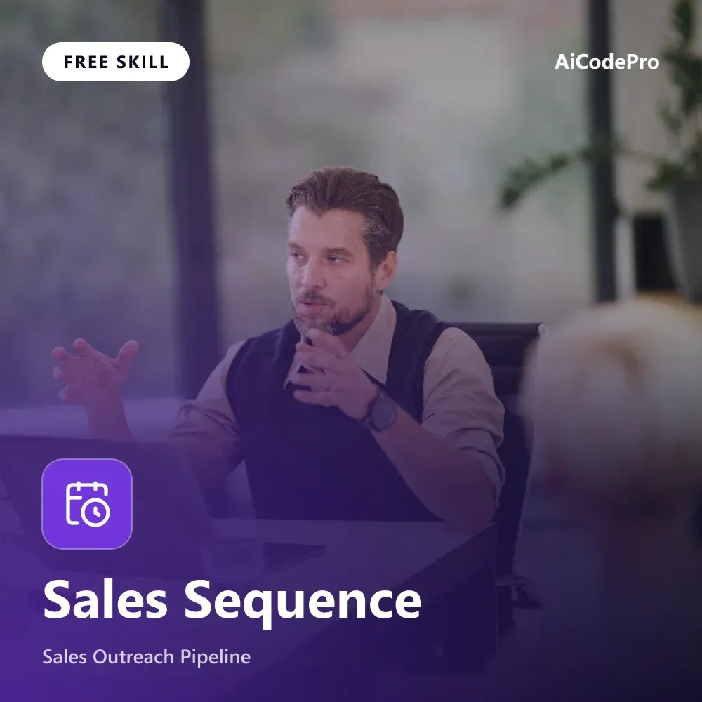 Sales Sequence Skill