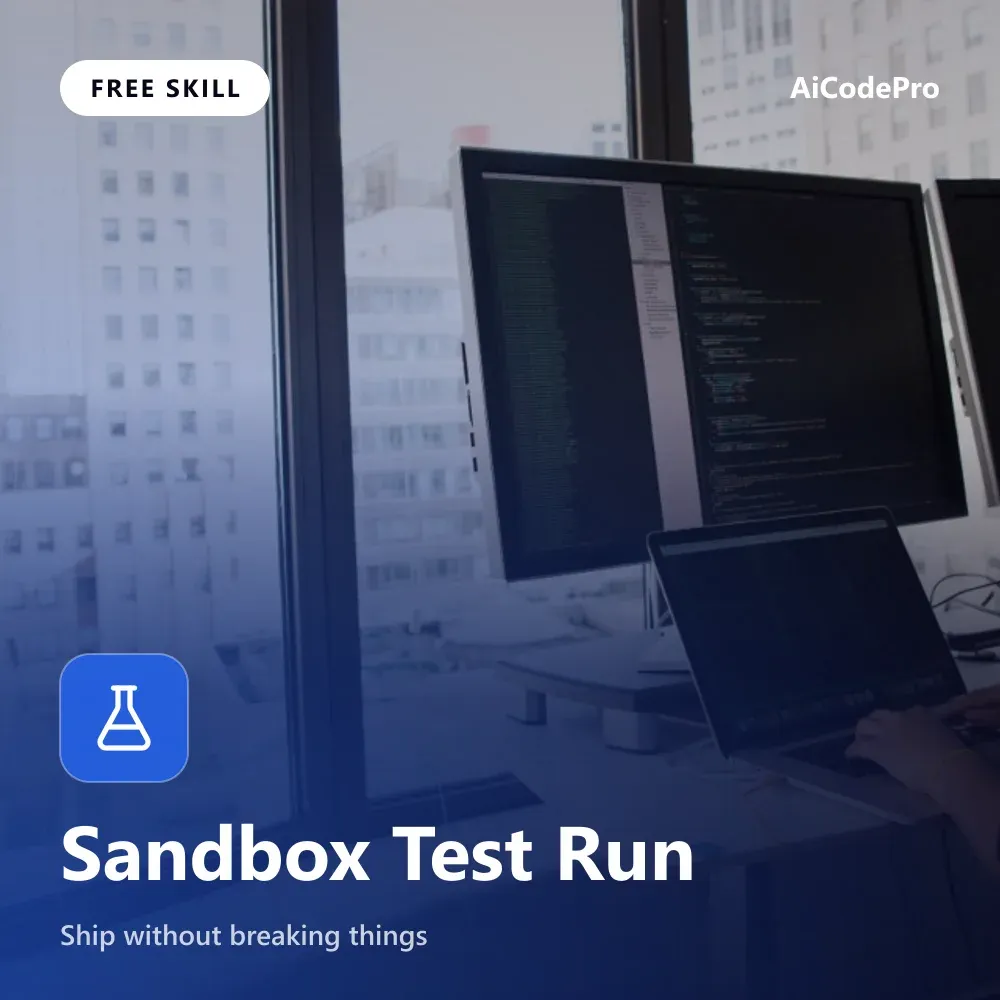 Sandbox Test Run Skill