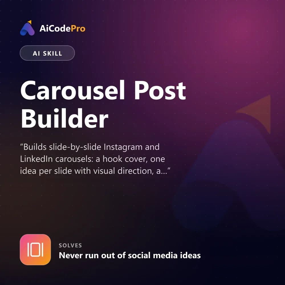 Carousel Post Builder Skill