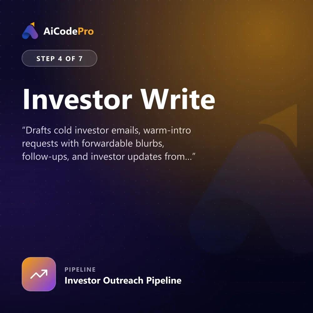 Investor Write Skill