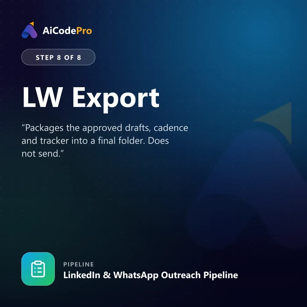 LW Export Skill