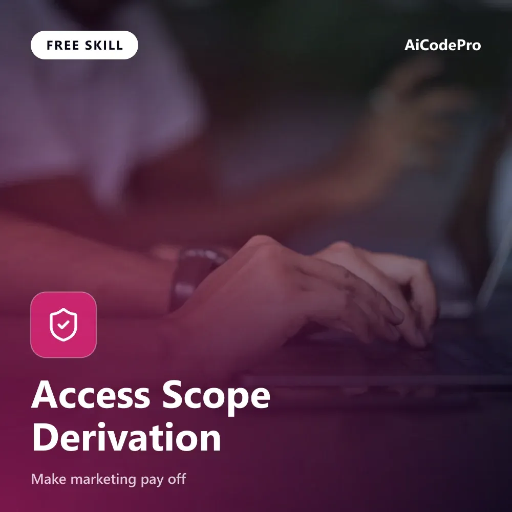 Access Scope Derivation Skill