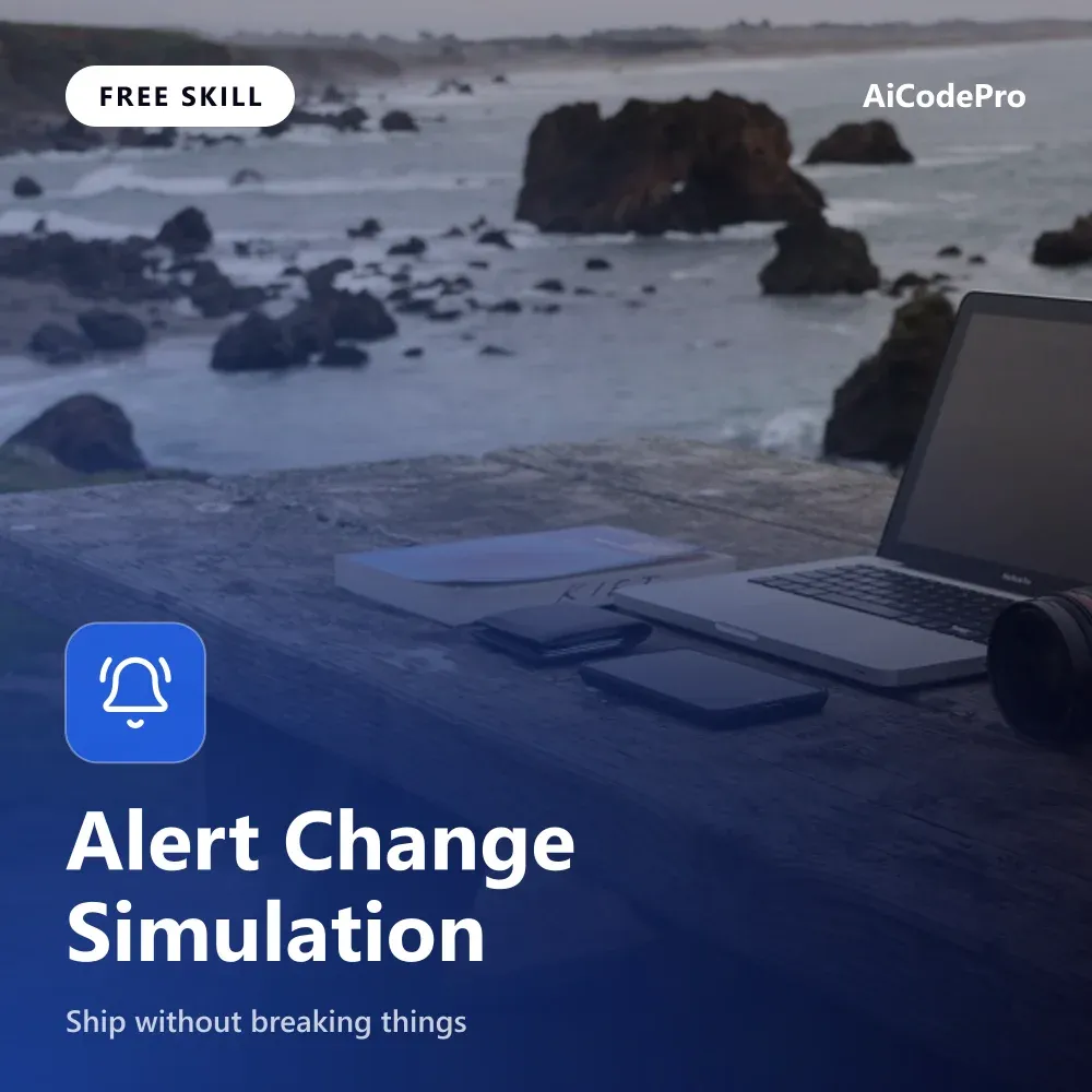 Alert Change Simulation Skill