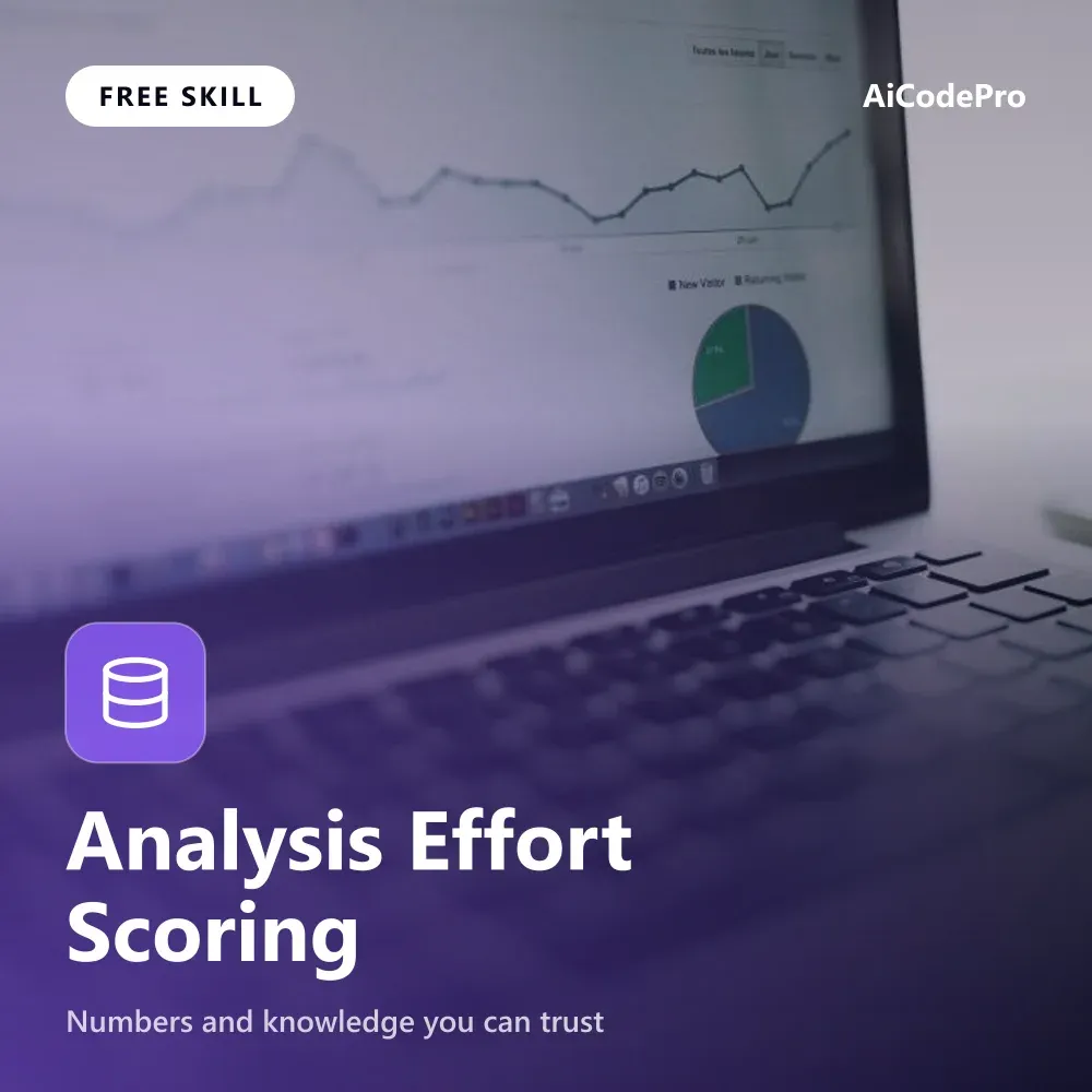 Analysis Effort Scoring Skill
