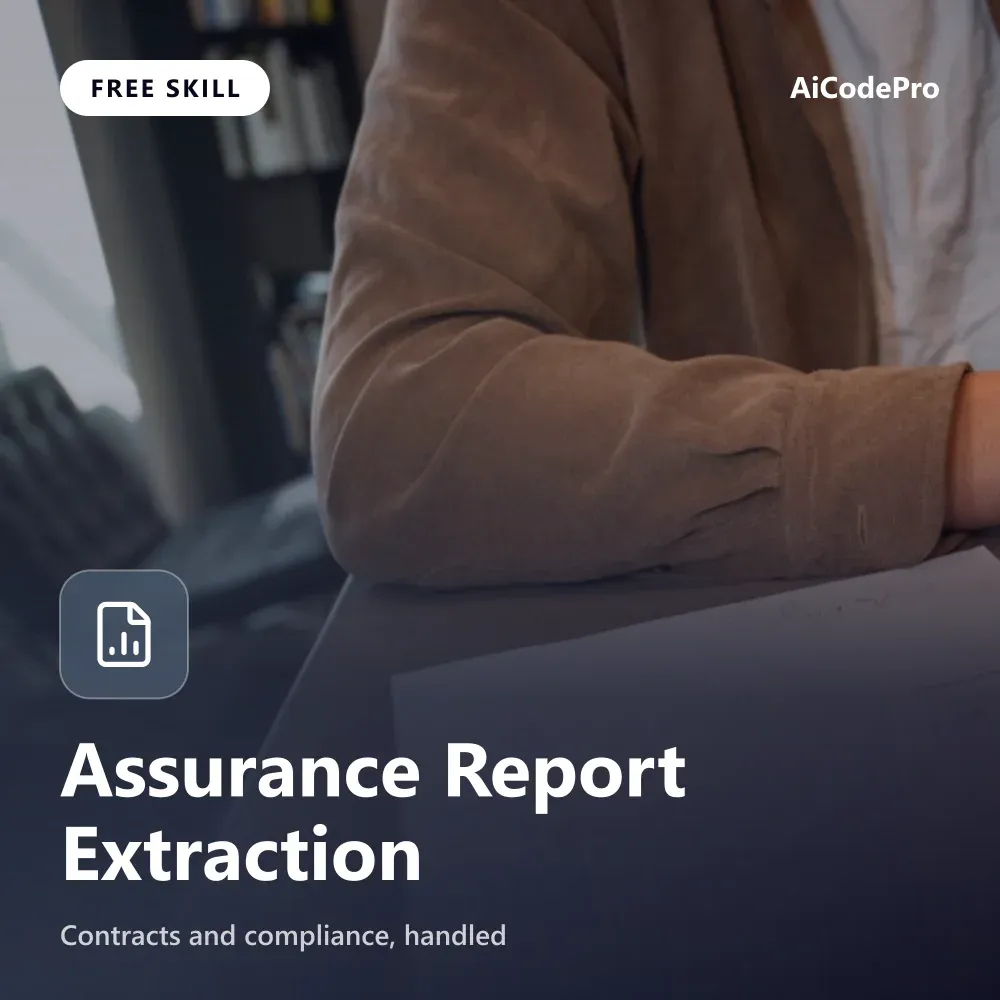 Assurance Report Extraction Skill