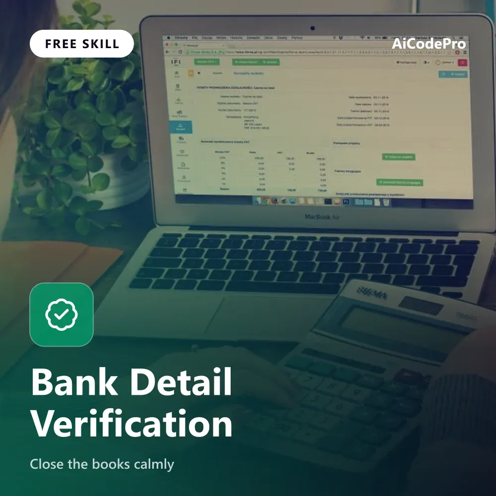Bank Detail Verification Skill