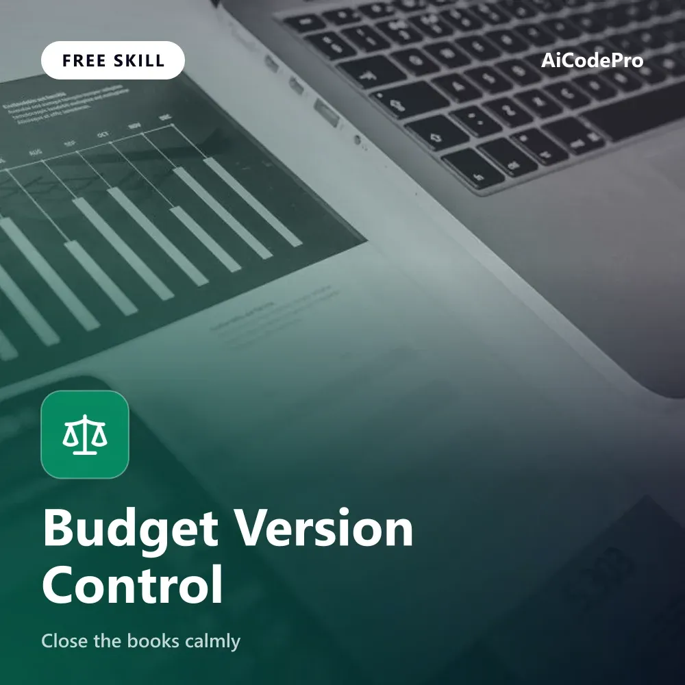 Budget Version Control Skill