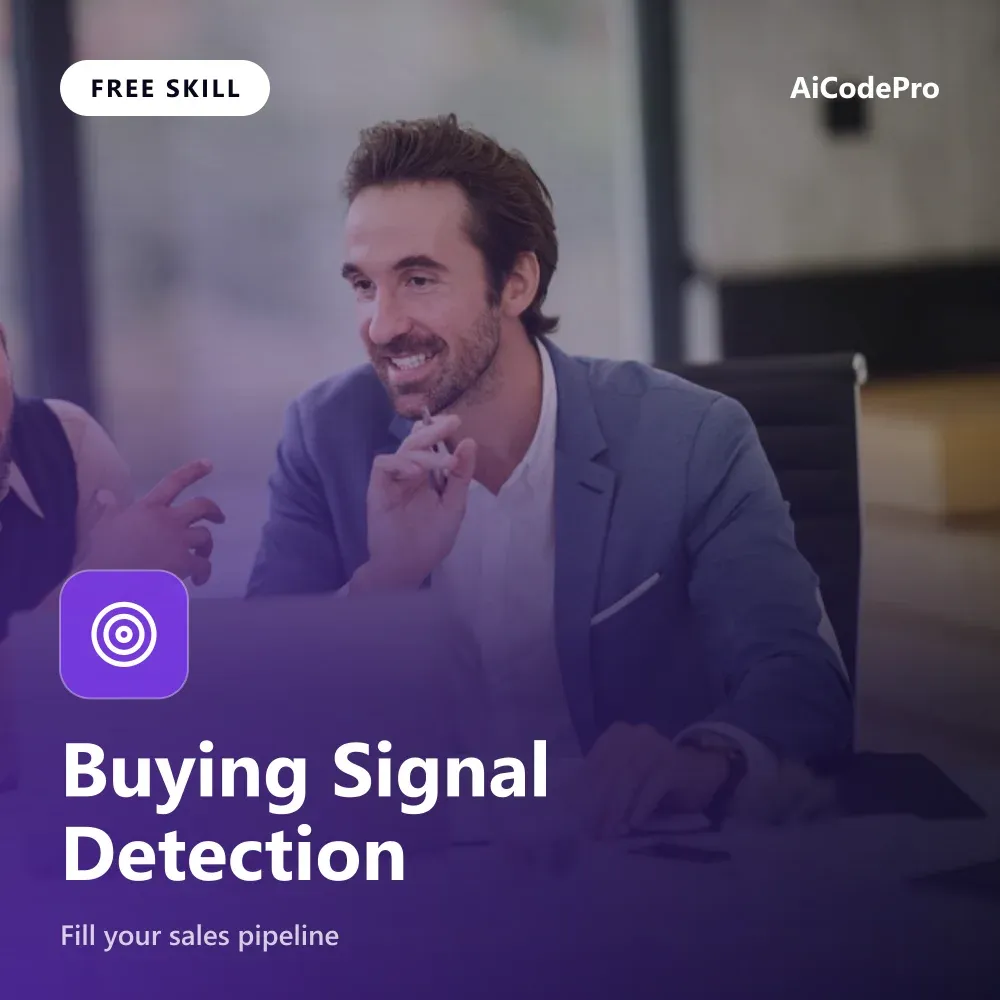 Buying Signal Detection Skill
