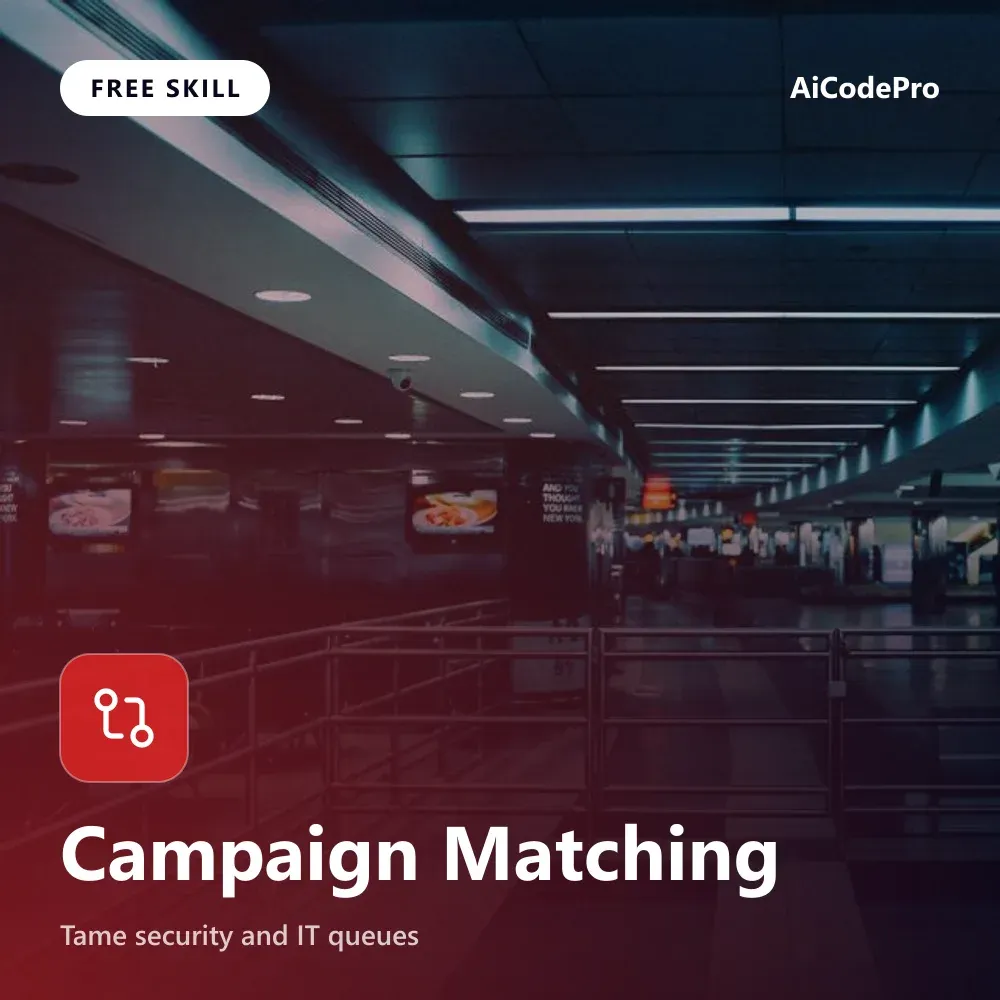 Campaign Matching Skill