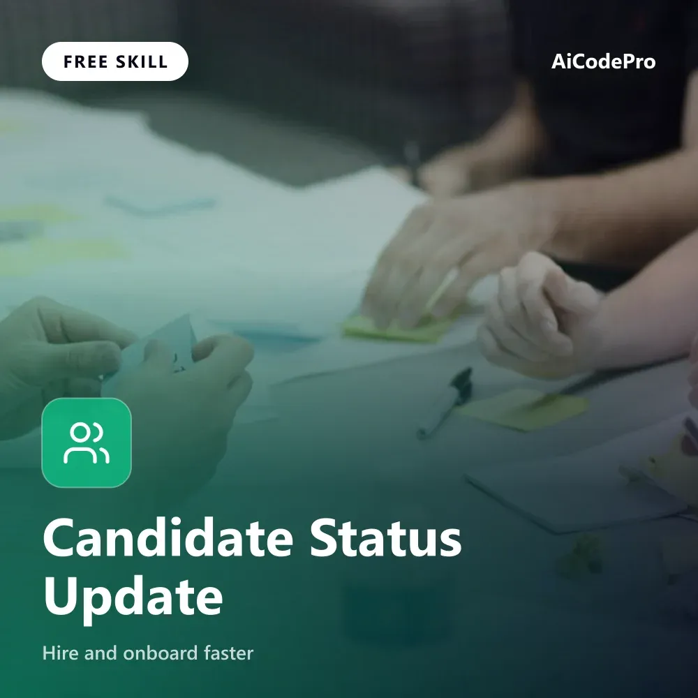 Candidate Status Update Skill