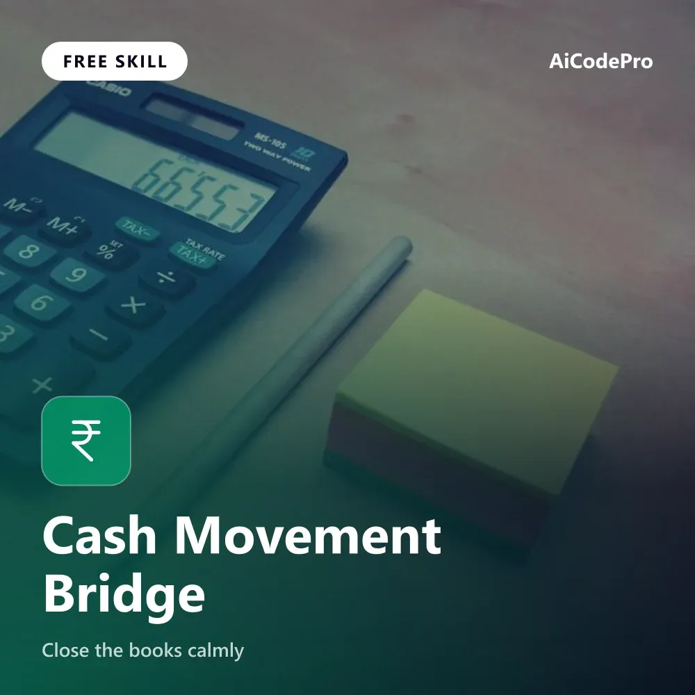 Cash Movement Bridge Skill