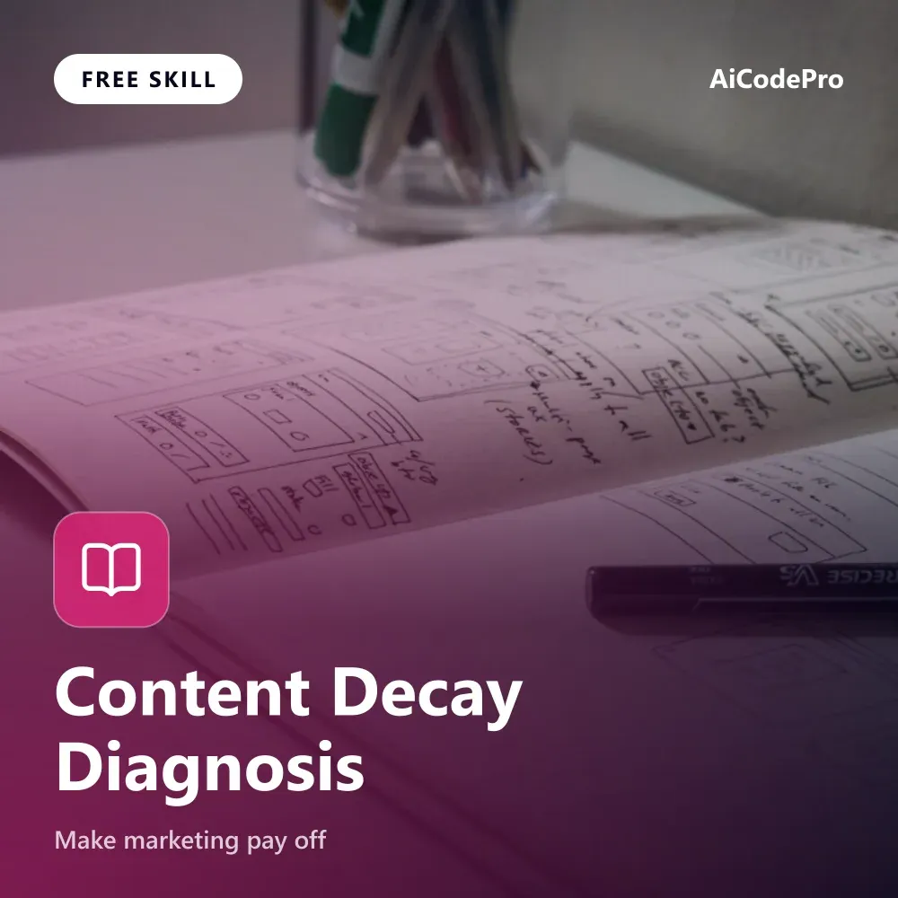 Content Decay Diagnosis Skill