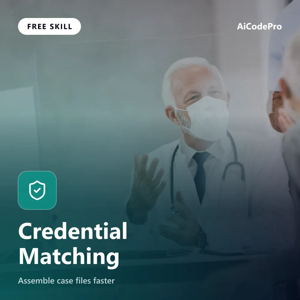 Credential Matching Skill
