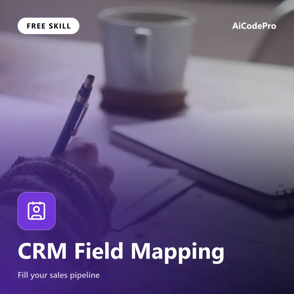 CRM Field Mapping Skill