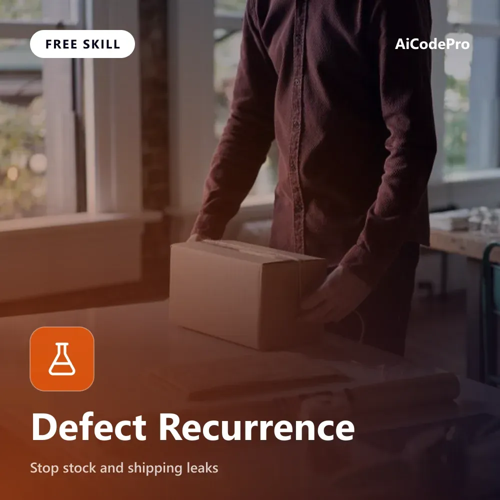 Defect Recurrence Skill