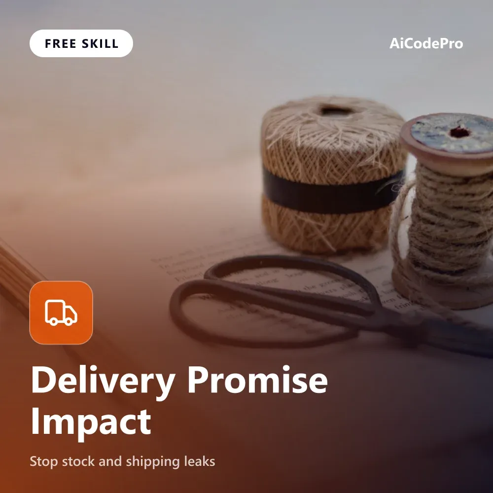 Delivery Promise Impact Skill