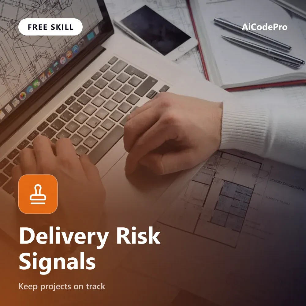 Delivery Risk Signals Skill