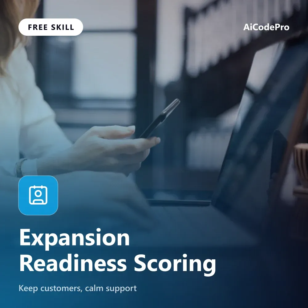 Expansion Readiness Scoring Skill