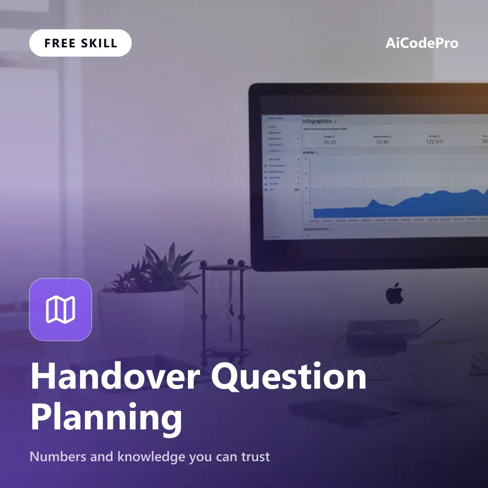 Handover Question Planning Skill