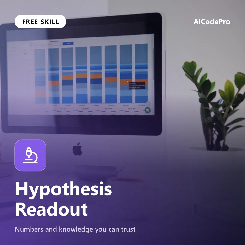 Hypothesis Readout Skill