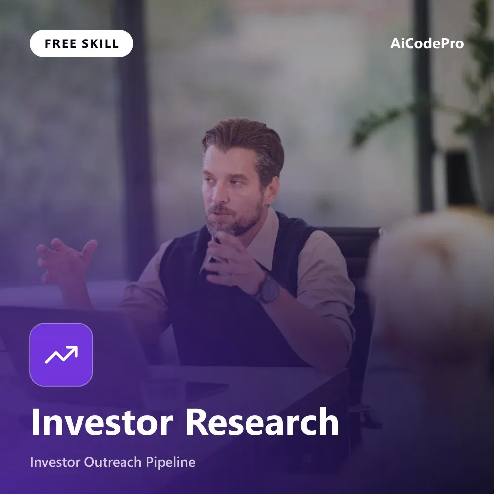 Investor Research Skill