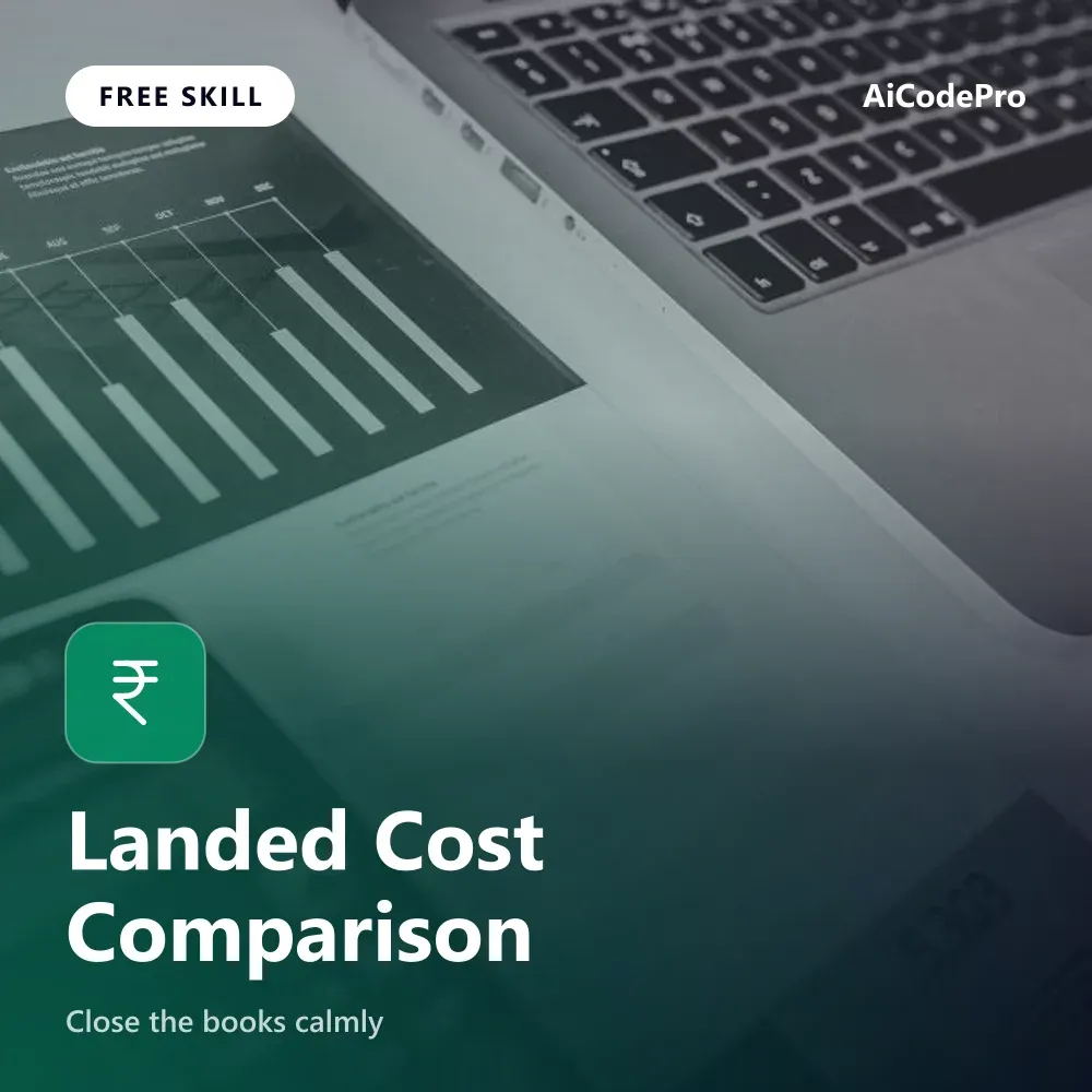 Landed Cost Comparison Skill