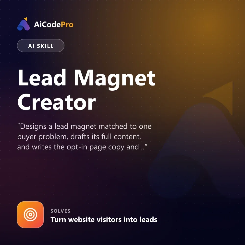 Lead Magnet Creator Skill