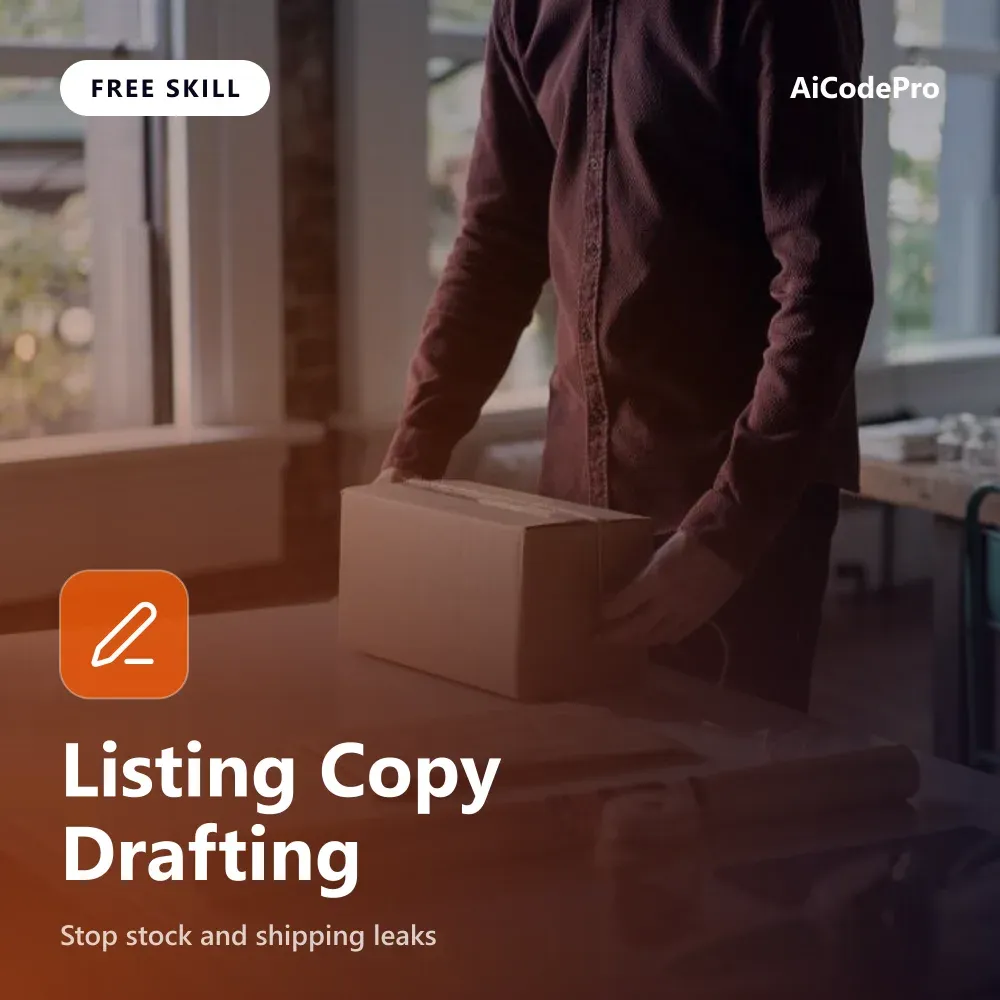 Listing Copy Drafting Skill
