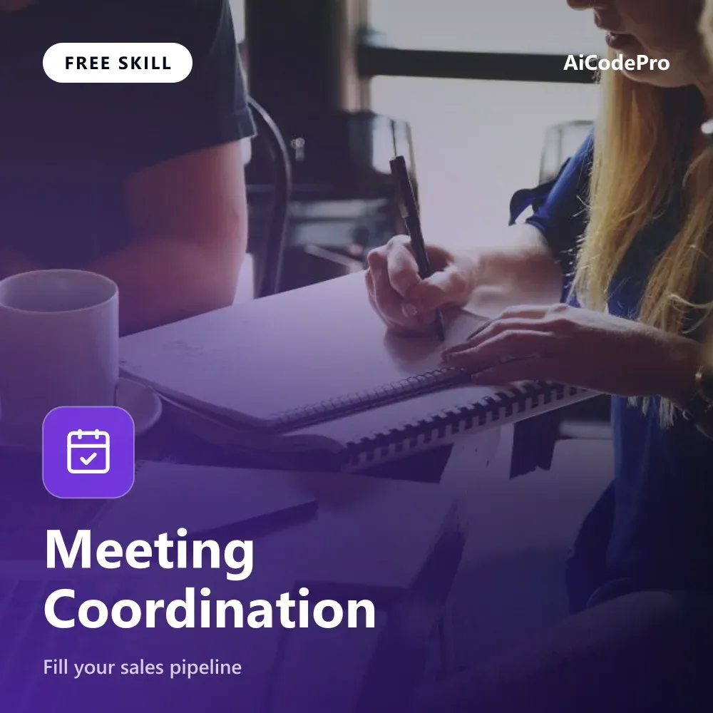 Meeting Coordination Skill