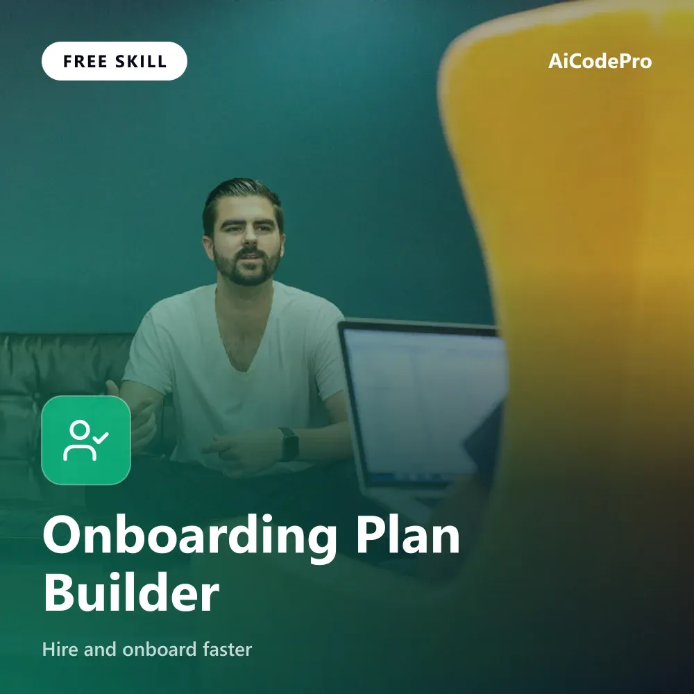 Onboarding Plan Builder Skill