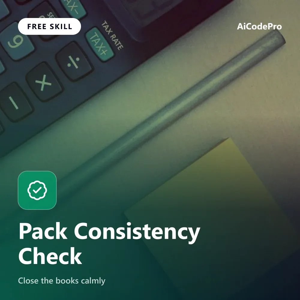 Pack Consistency Check Skill