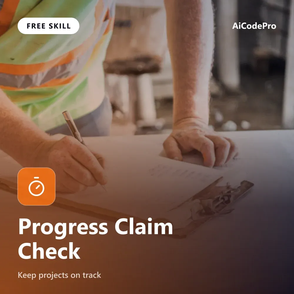 Progress Claim Check Skill