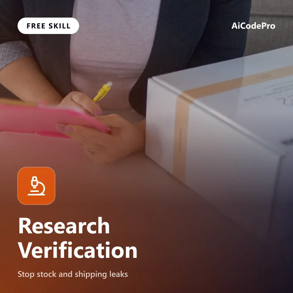 Research Verification Skill