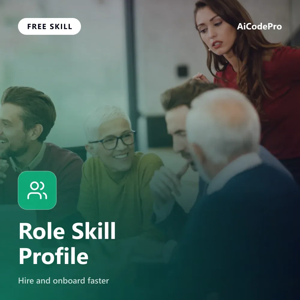 Role Skill Profile Skill