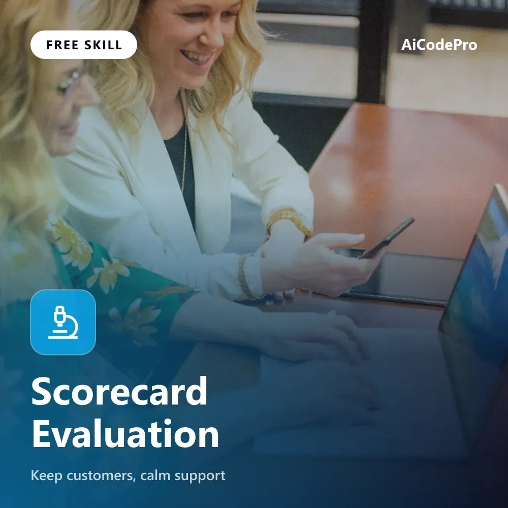 Scorecard Evaluation Skill