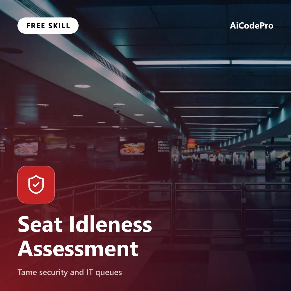 Seat Idleness Assessment Skill