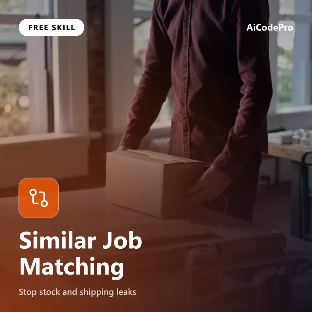 Similar Job Matching Skill
