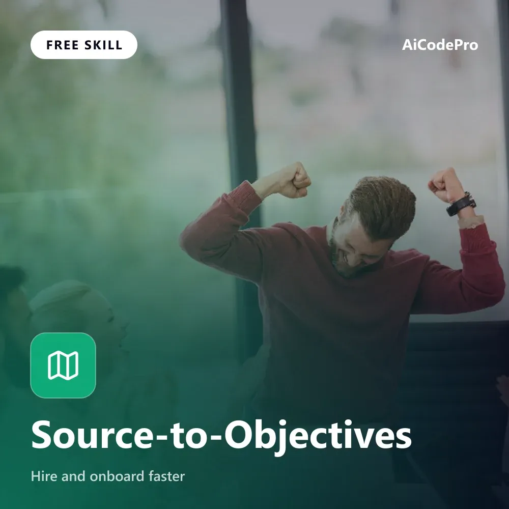 Source-to-Objectives Skill