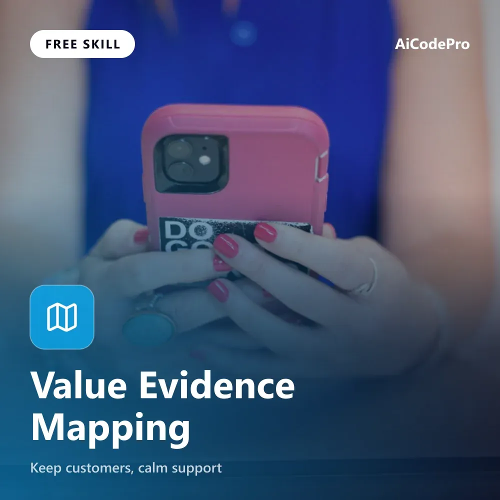 Value Evidence Mapping Skill
