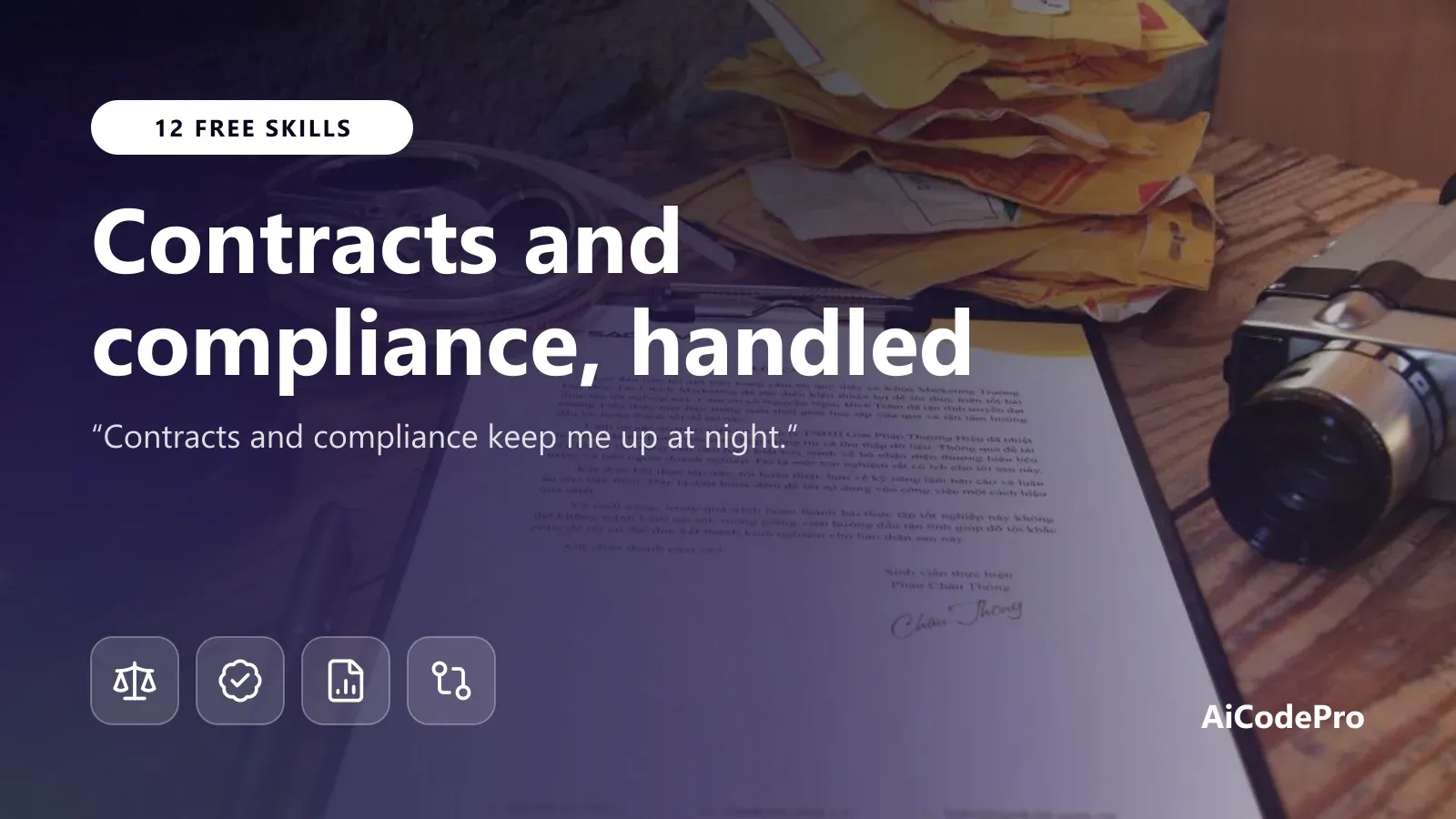 Contracts and compliance, handled