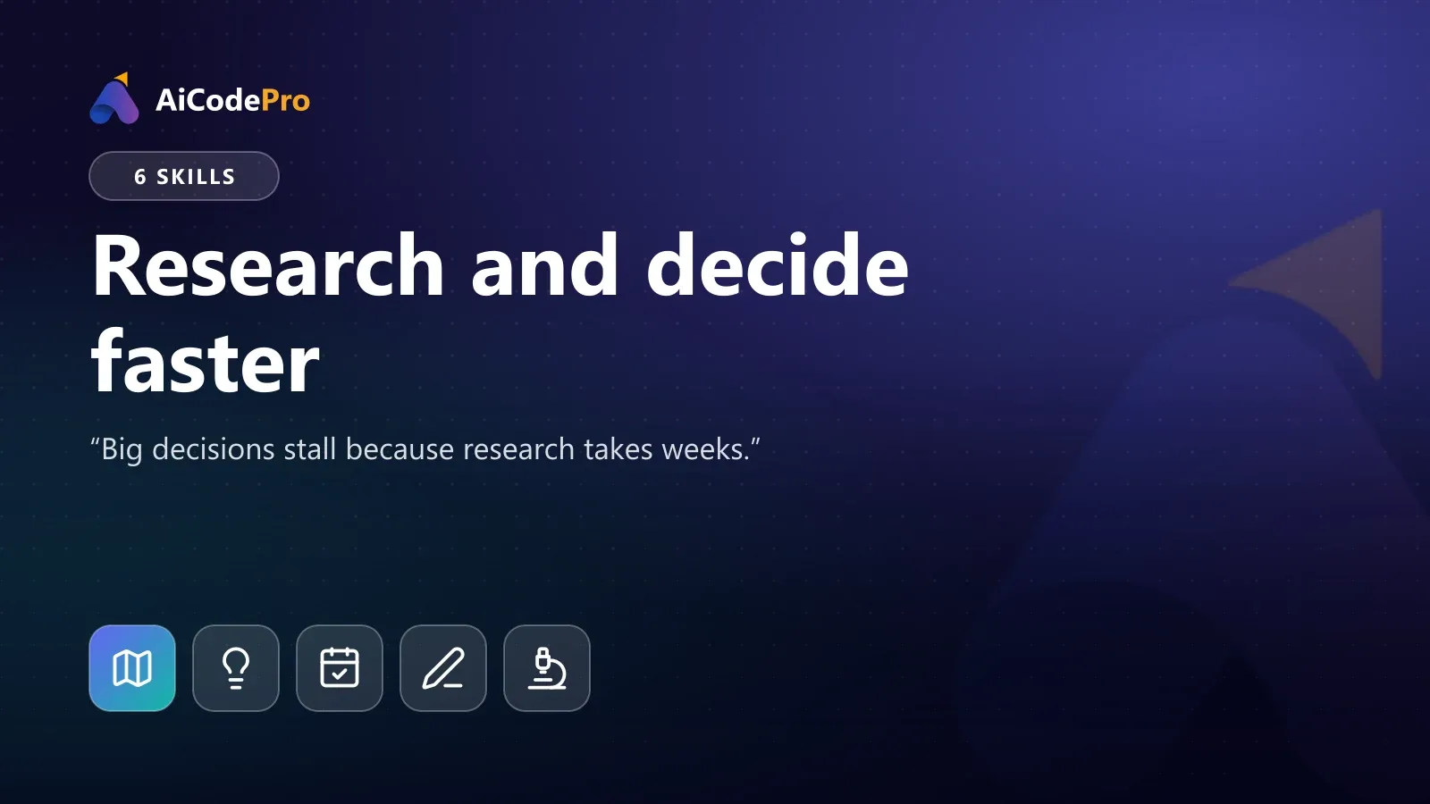 Research and decide faster